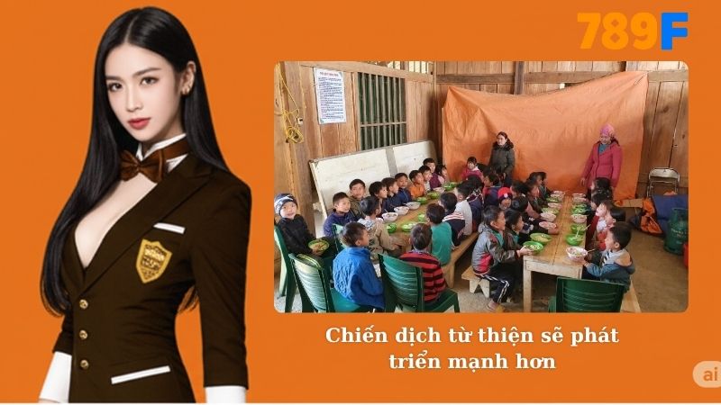 Chiến dịch từ thiện sẽ phát triển mạnh hơn trong tương lai