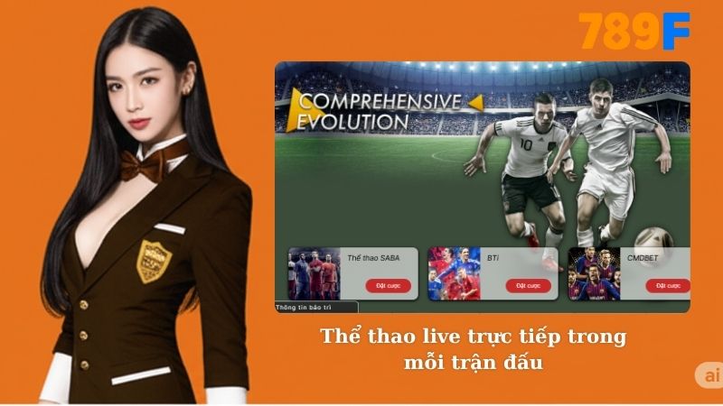 Thể thao live trực tiếp trong mỗi trận đấu