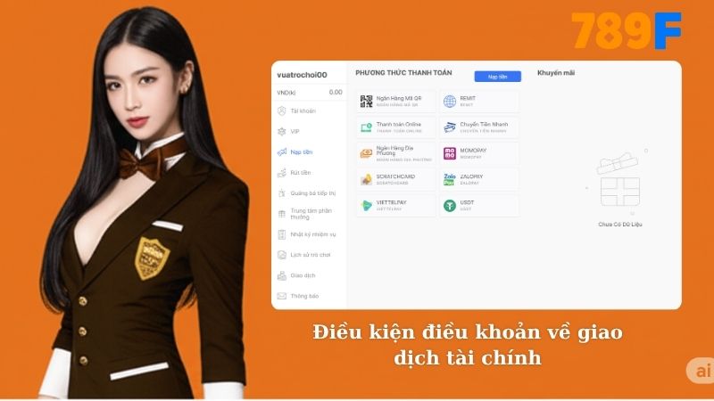 Điều kiện điều khoản về giao dịch tài chính