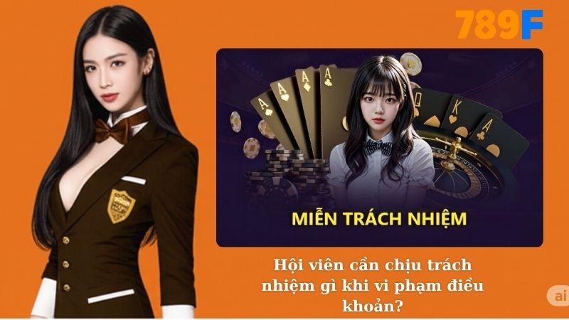 Hội viên cần chịu trách nhiệm gì khi vi phạm điều khoản?