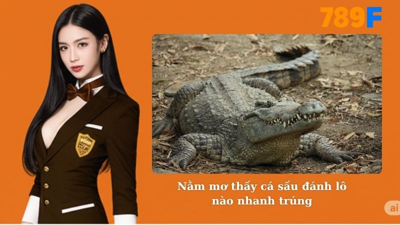 Nằm mơ thấy cá sấu đánh lô nào nhanh trúng