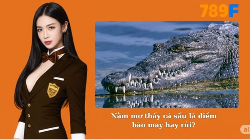 Nằm mơ thấy cá sấu là điềm báo may hay rủi?